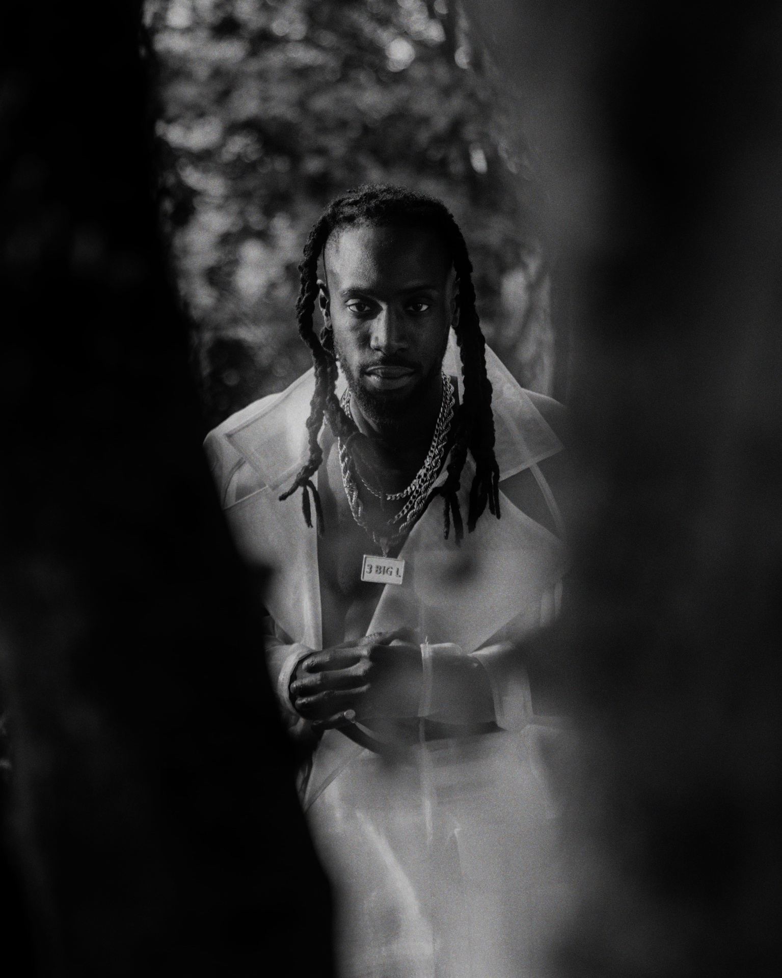 Jamkid portrait among trees